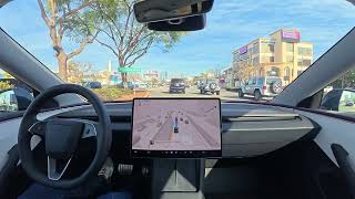 Raw 1x: My Tesla Takes Me to Century City with Zero Interventions