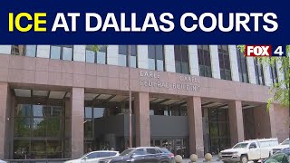Witnesses report plainclothes ICE agents making arrests at Dallas immigration court
