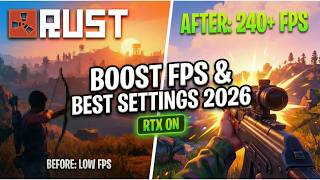 How to BOOST FPS in Rust - Best Settings Guide 2026