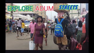 African street market Experience: Adum Kumasi, Ghana