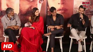 Jr NTR Praises Ajay Devgan at RRR Trailer Launch - Funny Movement