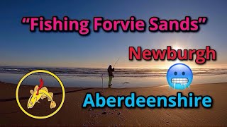 Fishing: Forvie Sands: Newburgh: Aberdeenshire: Jan 2025