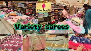 Shiva Textiles, gandhipuram, Coimbatore.. variety sarees.festive collection.pastel \u0026 vibrant colors