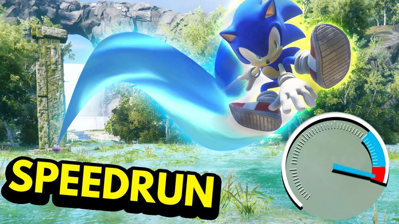 Así Es Un Speedrun Del Sonic Frontiers Youtube