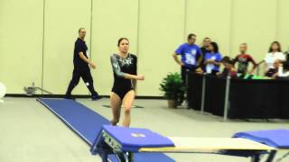 Mikala Collier - Double Mini Finals Pass 1 - 2014 USA Gymnastics Championships