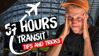 TIPS FOR SLEEPING AT THE AIRPORT! (57 HOUR TRANSIT)