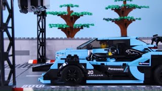 LEGO City Formula E Race STOP MOTION LEGO Racing Car Brick Build | LEGO Vehicles | Billy Bricks