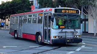 SPECIAL Excursion Ride! SF MUNI 2002 Neoplan AN440A #8330