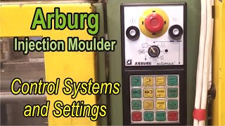 Injection molding machine process settings