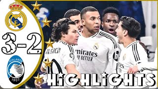 Real Madrid vs Atalanta 3-2 | Full Match Highlights & Goals | Champions League 2024