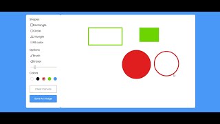 Create a Drawing project or Paint App | html CSS & JavaScript