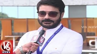 Bengali Superstar Prosenjit Chatterjee Exclusive Face To Face Interview | Hyderabad | V6 News