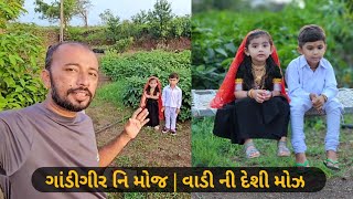 ગાંડીગીર નિ મોજ | વાડી ની દેશી મોઝ | Farm Ni Moz | Gir Vlogs