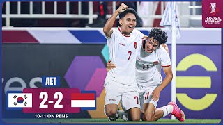 LIVE | AFC U23 Asian Cup Qatar 2024™ | Quarter-Finals | Korea Republic vs Indonesia