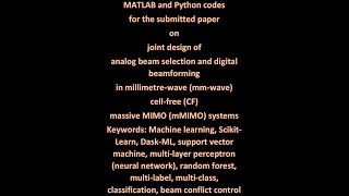 Matlab & Python codes for beam selection & digital beamforming - Part I
