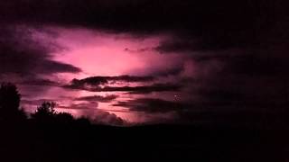 Lightning/Thunder over Filipstad (Klockarhöjden)