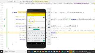 Implement AsyncTask in Android for threading