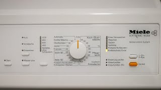 Miele softronic w254. Описание и обзор.