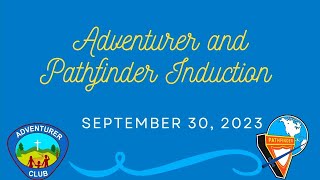 09/30/23 Pathfinder and Adventurer Induction Ceremony