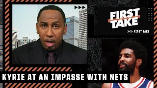 'HELL NO!' - Stephen A. wouldn't give Kyrie Irving a lengthy contract with the Nets | First Take