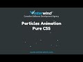 Glowing Particles Animation with CSS