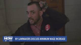 NY Lawmakers Discuss Minimum Wage Increase