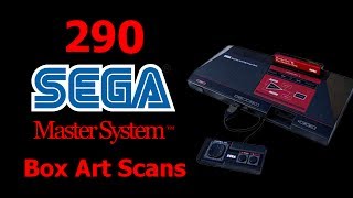 290 Sega Master System Box Art Scans