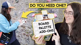 How to CUSTOMIZE your portable Sketching Boards / Drawing Boards ✶ DIY setups vs premade + tips
