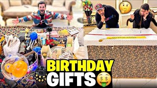 Finally Birthday Gifts unboxing🙈What s in the Big Box🤔 #rajjabfamily #rajabvlogs #viralvideo