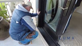 Double Black Entry Door Replacement Brampton | Luma Doors + Windows