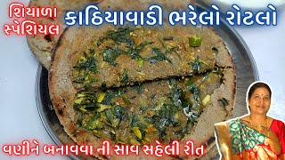 કાઠિયાવાડી ભરેલો રોટલો વણીને બનાવો : જો પહેલી વાર બનાવતા હોય તો પણ પર્ફેક્ટ જ બનશે | Bharelo Rotlo