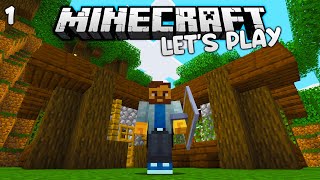 Minecraft Survival Let’s Play Episode 1 | My Minecraft Survival Series Begins!