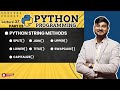 Python String Methods : split, join, upper, lower, title, capitalize and swapscase in Python | #26