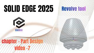 Solid edge REVOLVE EXERCISE design multi body object