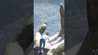 amazing china staircase in the sky #shorts#funnyshorts #