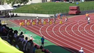 2017第1回京都高校記録会　女子100m決勝1組