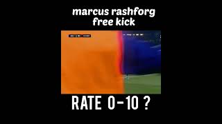 marcus rashford free kick vs chelsea #short #rashford  #manchesterunited #youtubeshorts #shortvideo