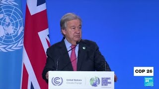 'Digging our own graves': COP26 leaders told take climate action • FRANCE 24 English