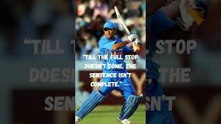 Ms Dhoni | Ms dhoni motivational quotes| #shorts #msdhoni #msdfanclub #cricket #motivation