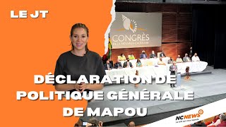 📺 JT : La déclaration de politique générale de Louis Mapou (25/11)