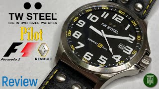 TW Steel Pilot 50m Renault F1 Watch - Review (TW671 / Miyota 2415)