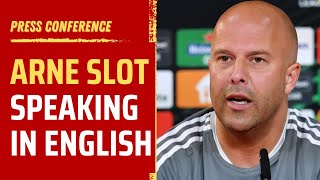 Arne Slot | Likely new Liverpool manager speaking in English