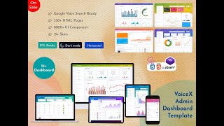 Bootstrap 5 Admin Template with Voice Command for Faster Workflow and Easy Data Monitoring