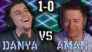 Fun Games!! | GM Daniel Naroditsky Vs Aman Hambleton | 1-0 Bullet Match