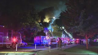 Buffalo firefighters battle blaze on Vermont Street