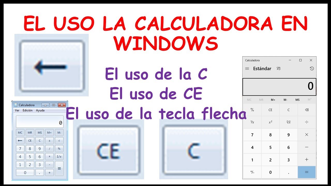 El Uso De La Calculadora Correctamente | La Tecla C | La Tecla CE | La ...