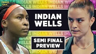 Gauff vs Sakkari | Indian Wells 2024 Semi Final | Tennis Prediction
