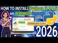 How to Install Python 3.14.5 on Windows 11 [ 2026 Update ] Python Programming Tutorial for Beginners