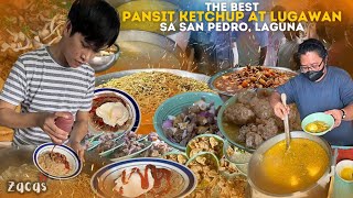 PANSIT na may KETCHUP at magkaibang LUGAW na talagang kilala sa San Pedro! Araw-araw dinudumog!