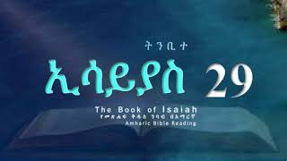 #ትንቢተ_ኢሳይያስ_29፡ የመጽሐፍ ቅዱስ ንባብ በአማርኛ --- #Isaiah_29 - Amharic Audio Bible